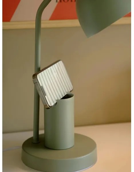 Nordlux - Stolná lampa DEVONE 1xE27/15W/230V zelená