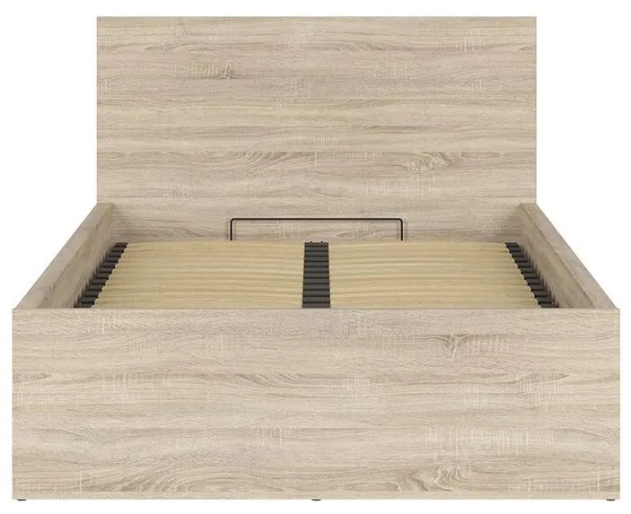 Jednolôžková posteľ 120 cm BRW Tetrix 6 (dub sonoma) (s roštom) (s úl. priestorom). Akcia -30%. Vlastná spoľahlivá doprava až k Vám domov. 1098486