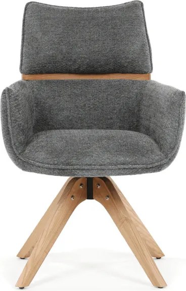 Jedálenská stolička sivá DCH-D1348 GREY2