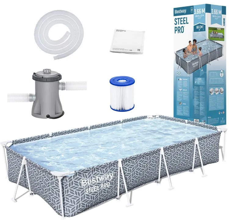 Bazén Bestway FRAME 366x201x66cm 7v1 561FV