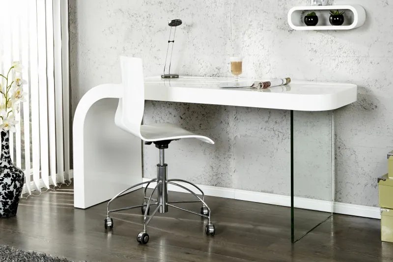 Písací stôl Onyx 140 cm biely
