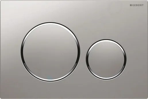 Geberit Sigma20 - ovládacie tlačidlo , lakovaný chróm matný/chróm 115.882.JQ.1