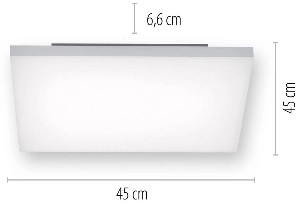 Paul Neuhaus Q–FRAMELESS stropná lampa RGBW