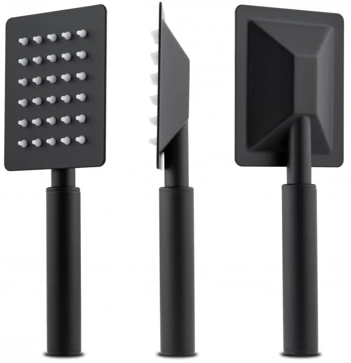 Erga Dual, podomietková sprchová súprava s dažďovou hlavicou 30x30 cm, i-BOX inštalačný systém, čierna matná, ERG-YKA-BP.DUAL30-BLK