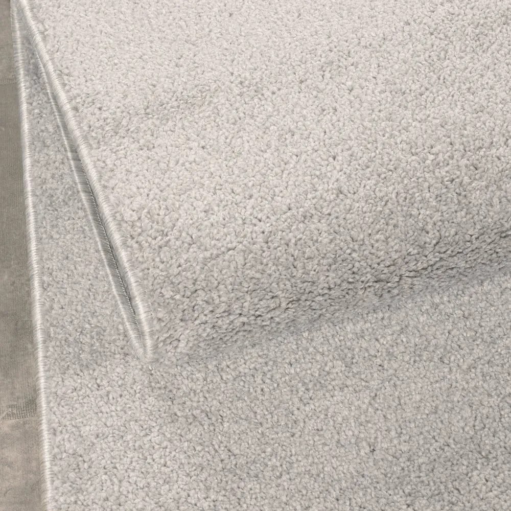 Sivokrémový okrúhly koberec ø 200 cm Ata – Ayyildiz Carpets