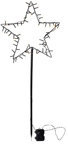 Eglo 411175 - LED Vonkajšia vianočná dekorácia SPIKY LED/3xAA IP44 hviezda