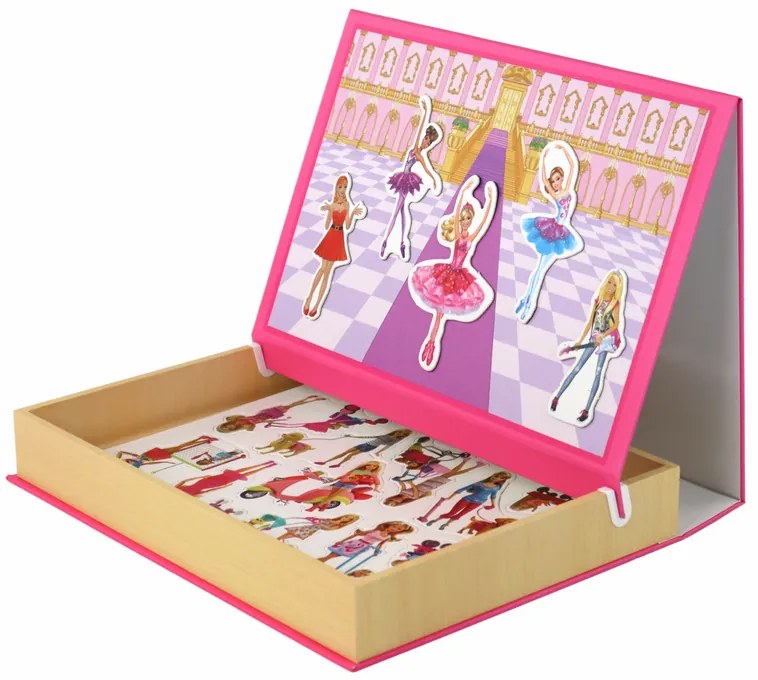 Lean Toys Sada edukačných magnetických puzzle - bábiky