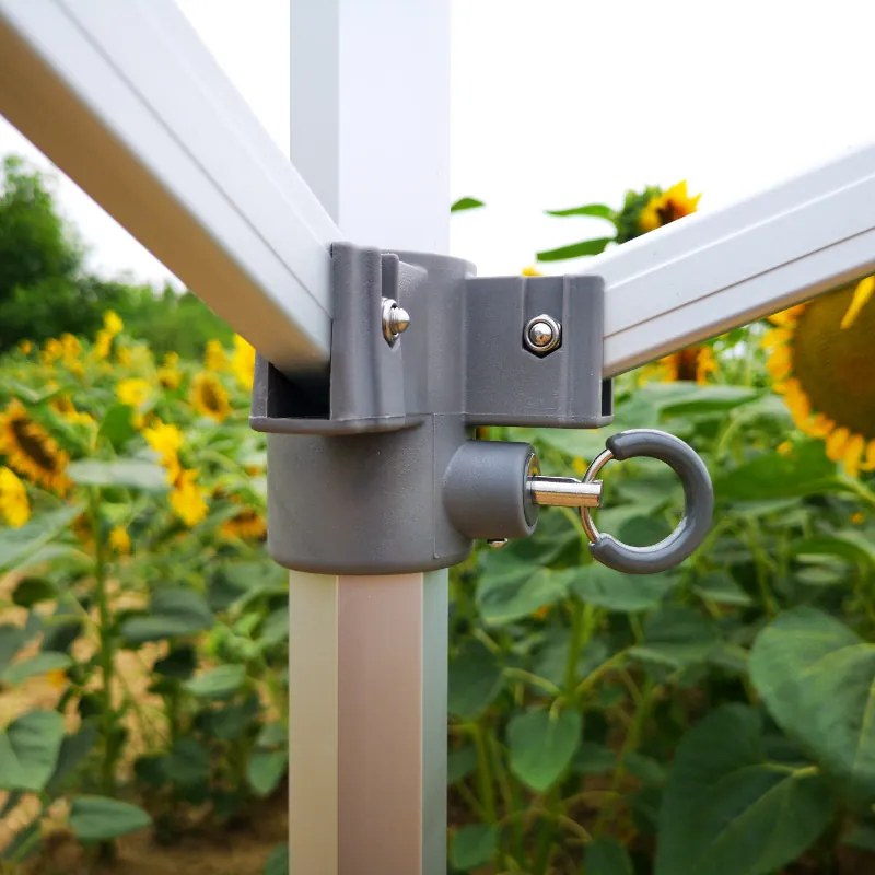 BRIMO Záhradný altánok skladací 3x6 m - s 3 stenami - Oranžová 15