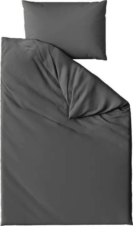 Bavlnené obliečky LUX tmavo sivé hotelové vrecko Rozmer obliečky: 70 x 90 cm | 140 x 220 cm