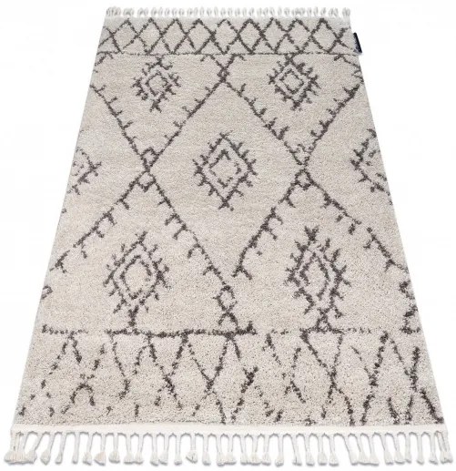Dywany Łuszczów, Kusový koberec Berber Fez G0535 cream and brown, 200x290, béžová, obývacia izba