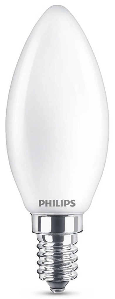 Philips E14 2,2 W 827 sviečková LED žiarovka matná