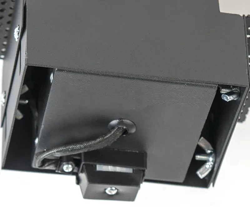 Sada 6 zabudovaných bodových svetiel čiernych GU10 naklápateľných bez rámu - Oneon