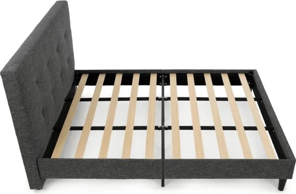 Manželská posteľ sivá 160x200 cm BED-M160 GREY2
