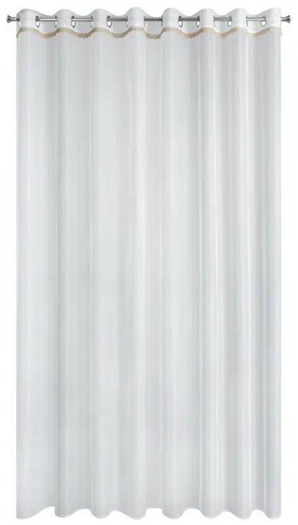 DECOREUM záclona s dekoračnou stuhou 300 cm x 250 cm biela 100 % polyester Rozmer textilu: 300 cm x 250 cm 50305