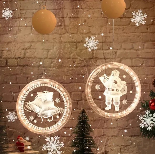 Sviatočná LED dekorácia - 311382A zvonček