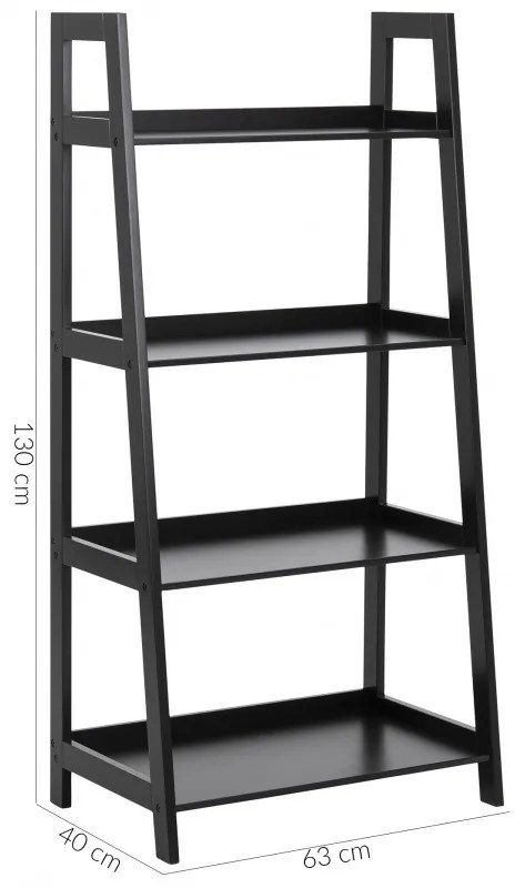 Regál Wally čierny 2