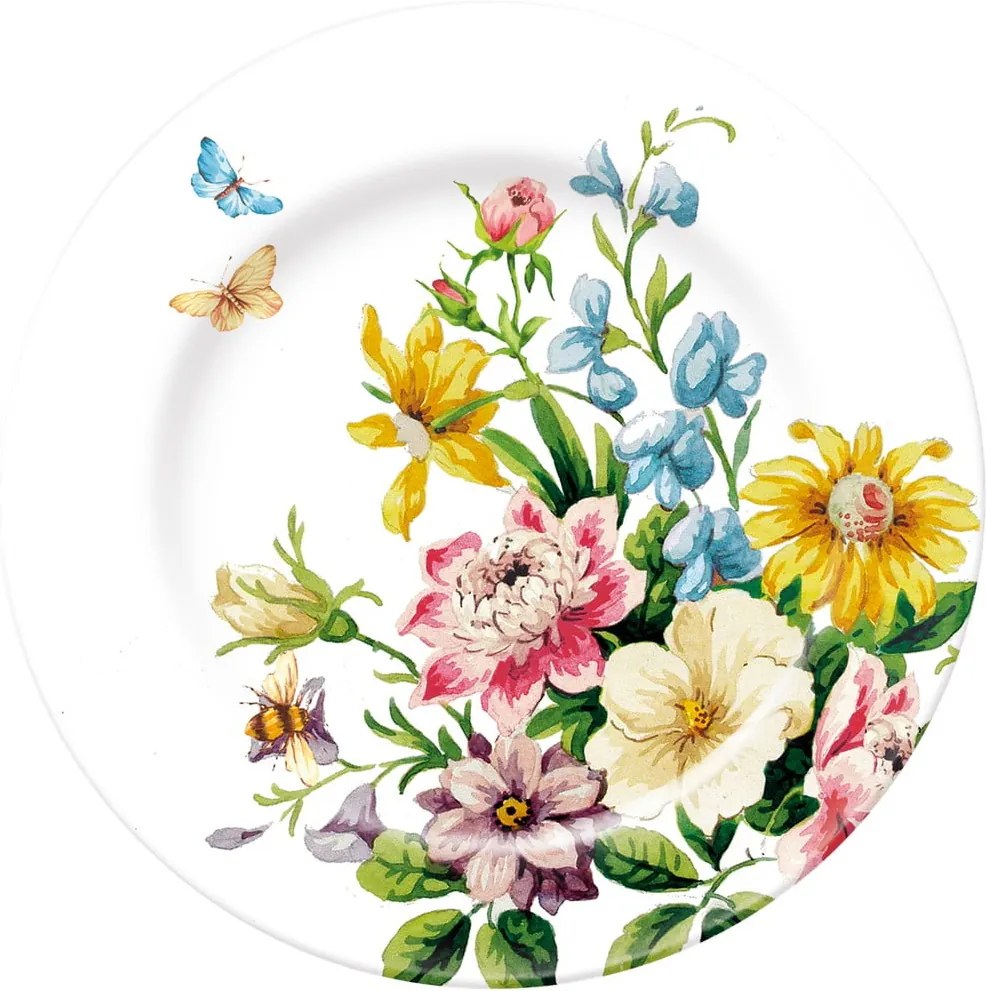 Dezertný porcelánový tanier English Garden, Ø19 cm