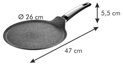 TESCOMA panvica na palacinky i-PREMIUM Stone ø 26 cm