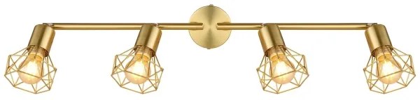 Globo 54802GB-4 - Bodové svietidlo XARA I 4xE14/40W/230V zlatá