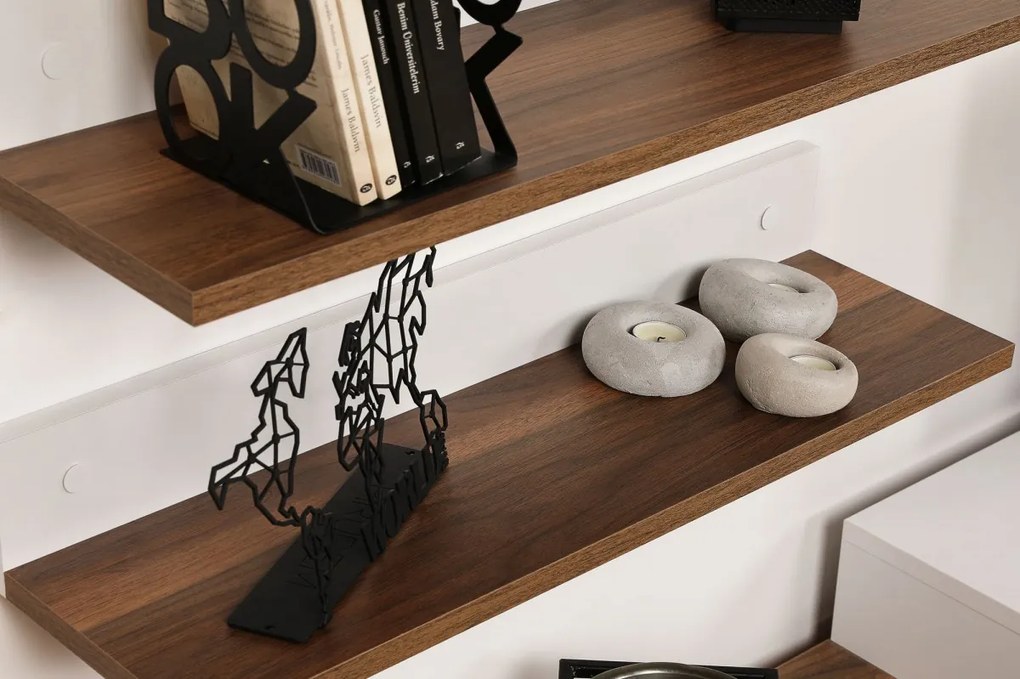 Obývacia stena Nirvana teak/biela