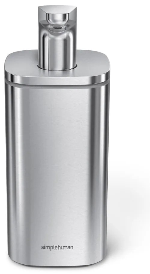 Dávkovač mydla z nerezovej ocele v striebornej farbe 295 ml - simplehuman