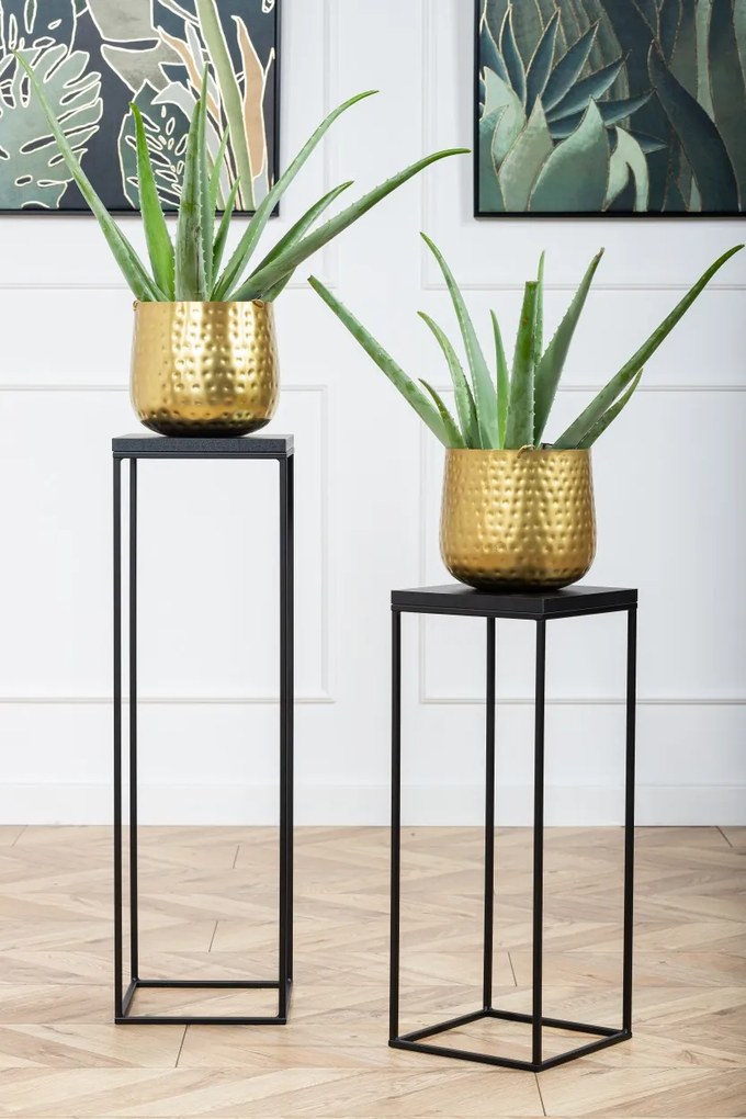 STOJAN NA KVETINÁČ BASICLOFT 60X24X24 CM ČIERNA