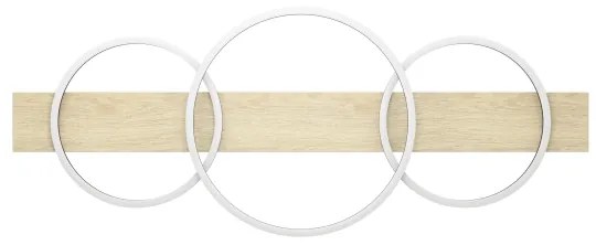 Eglo 901717 - LED Stropné svietidlo BOYAL 3xLED/12W/230V 3000K béžová/čierna