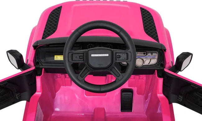 Elektrické autíčko Land Rover Defender ružové
