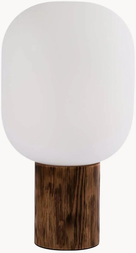 Stolová lampa z dubového dreva Skene