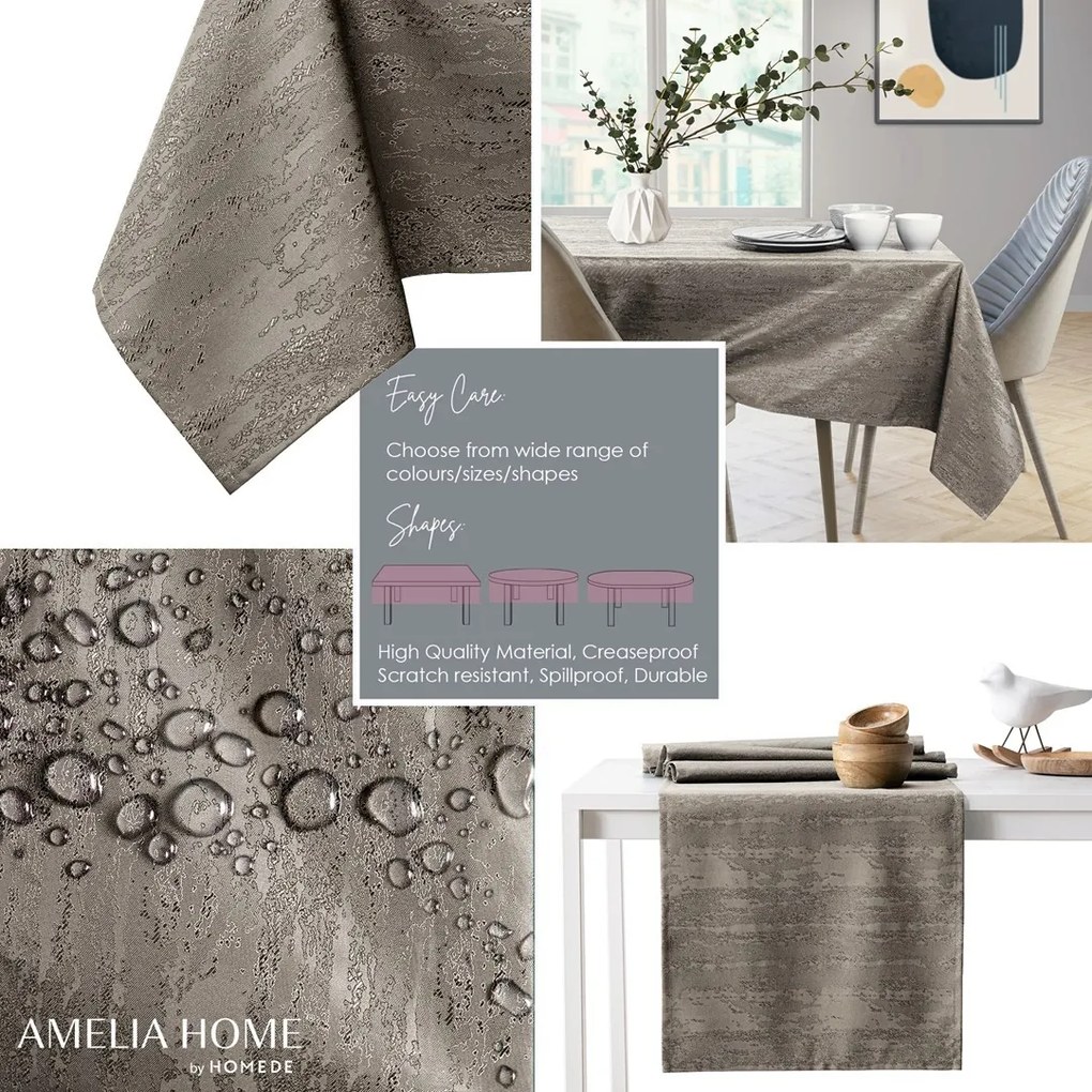 Obrus AmeliaHome VESTA BRD cappuccino