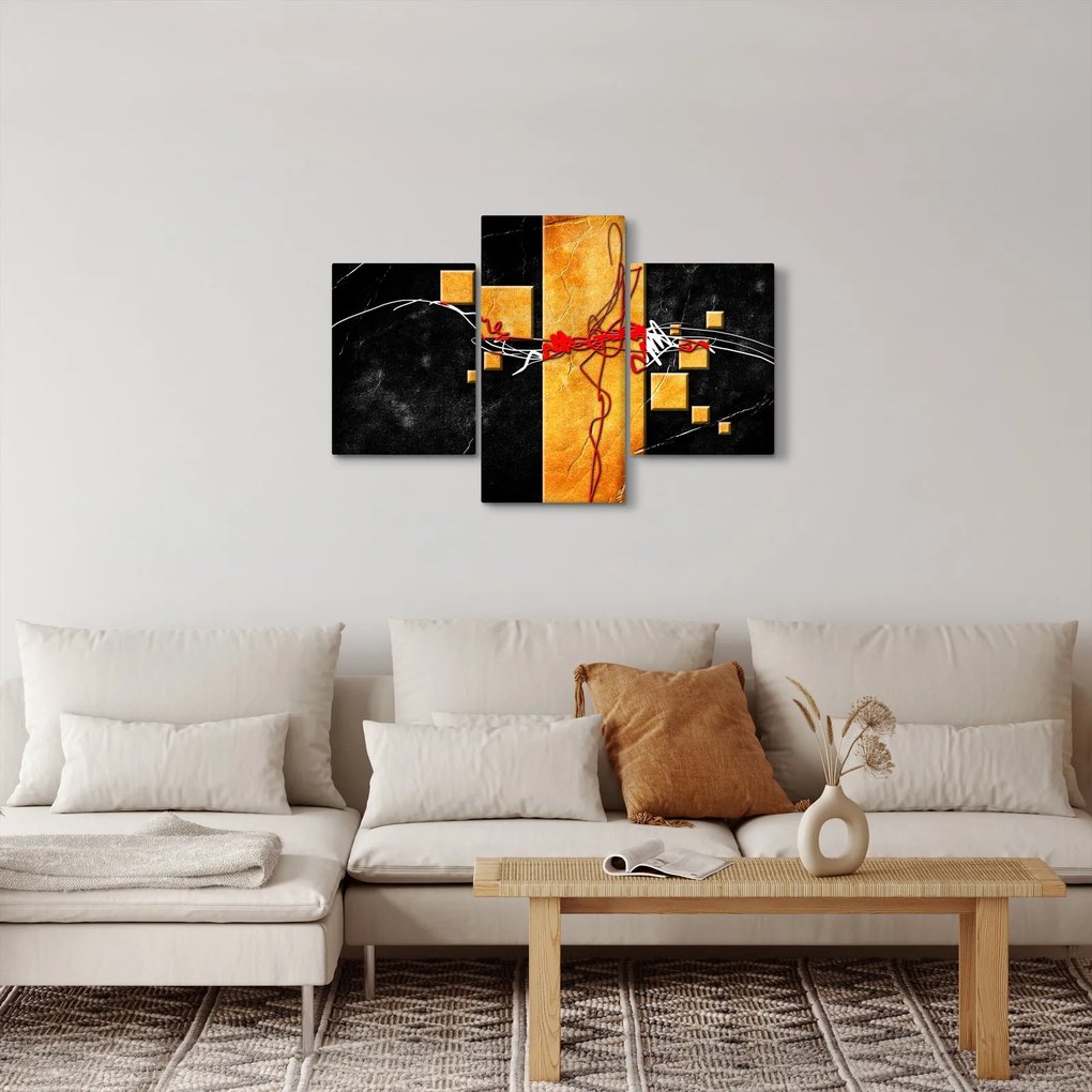 Abstraktný obraz - Tanečnice (90x60 cm)