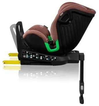 Lionelo - Autosedačka so základňou otočná HARMONY i-Size 40-150 cm tehlová