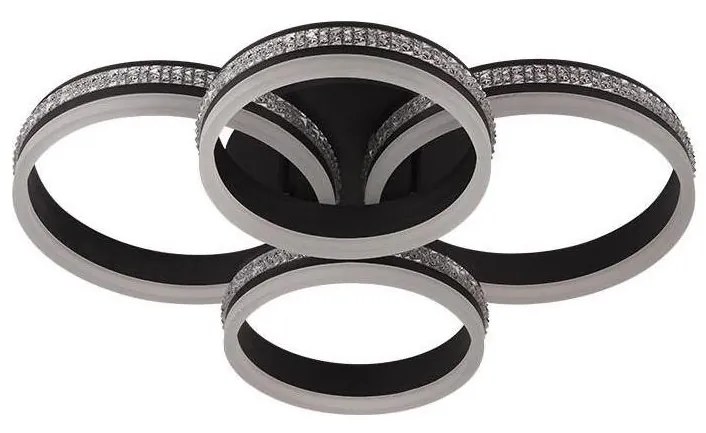 LED Stmievateľný prisadený luster LED/150W/230V 3000-6500K + diaľkové ovládanie