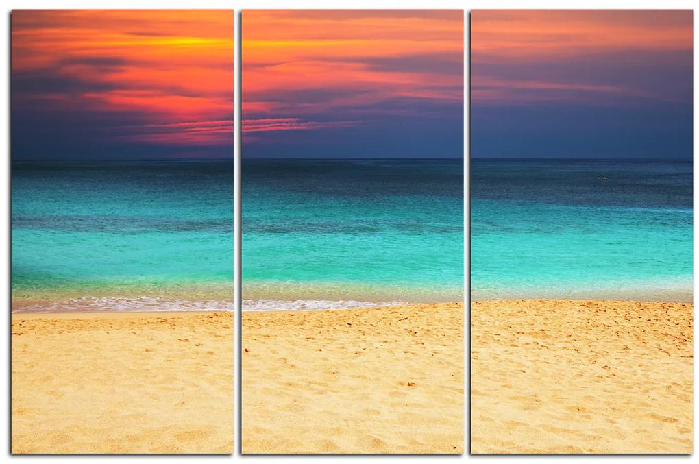 Obraz na plátne - More pri západe slnka 143B (105x70 cm)