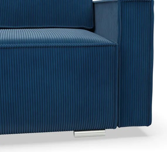 Rohová rozkladacia sedačka NOTO Poso 005 granátová