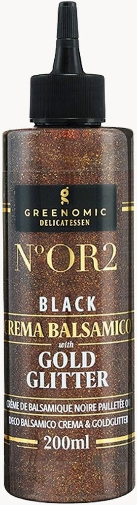 Balzamikový krém so zlatými trblietkami Black