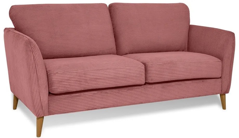 Ružová menčestrová pohovka 170 cm Paris – Scandic