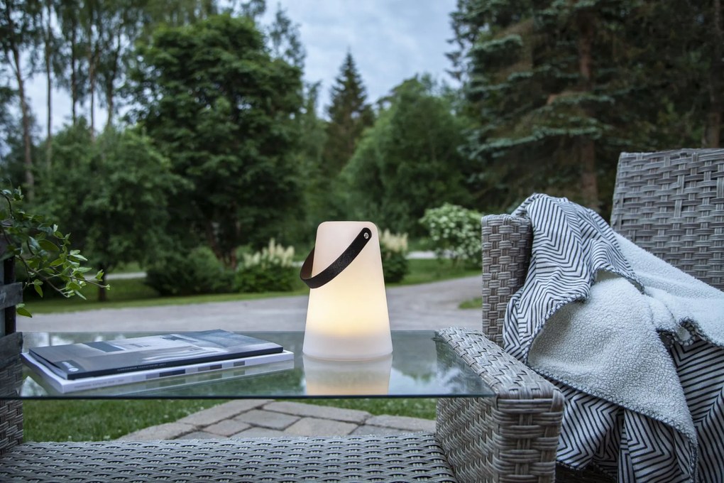 STAR TRADING Prenosný svietiaci LED lampáš Outdoor 20 cm
