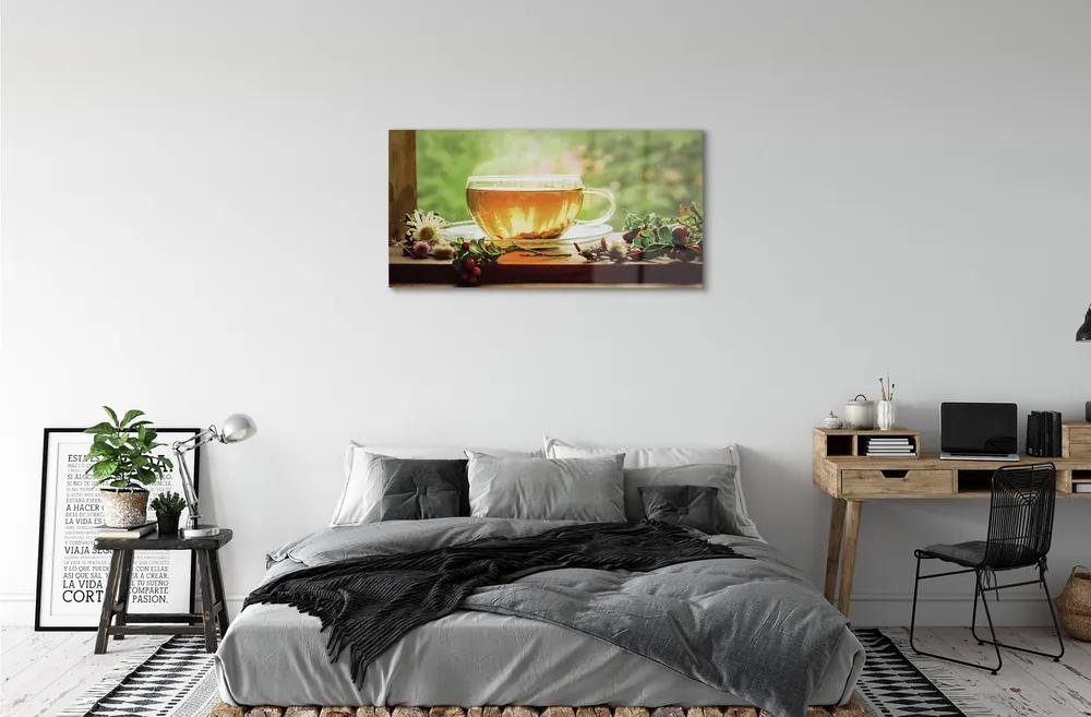 Obraz plexi Čaju byliny horúce 100x50 cm