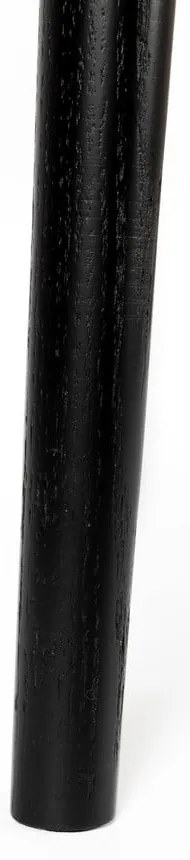 Čierny konzolový stolík 40x120 cm Fabio – White Label