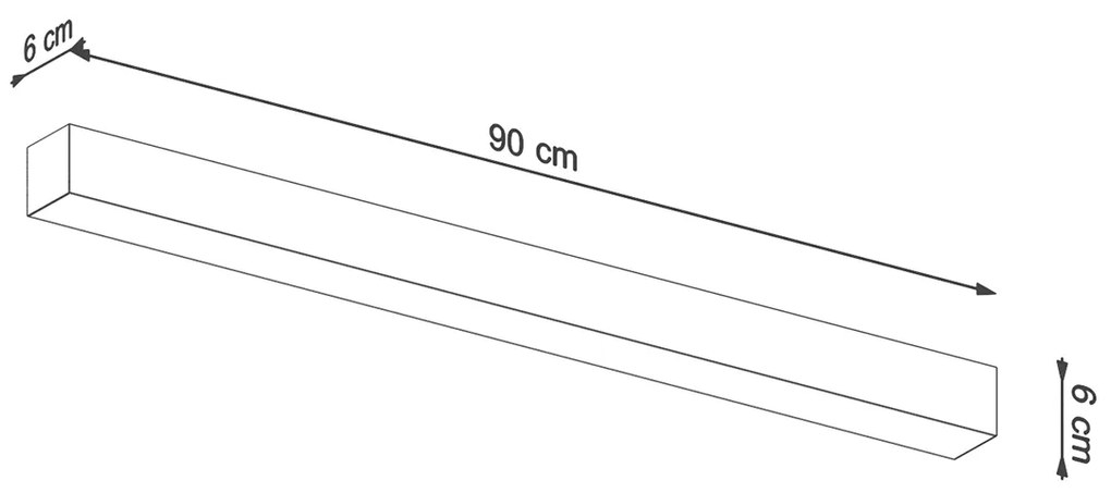 Sollux Nastenné svietidlo PINNE 90 white TH_056