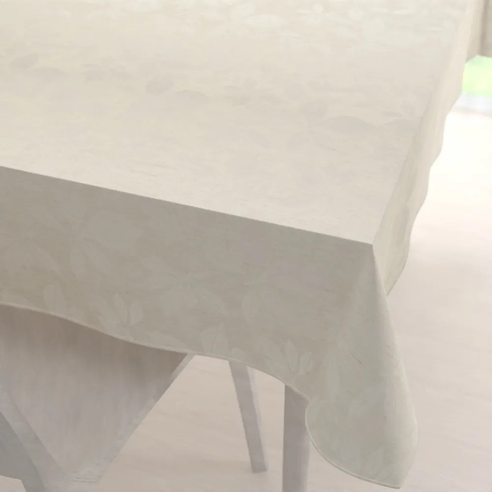 Biante Teflónový obdĺžnikový obrus TF-065 Listy na režnom 60x100 cm