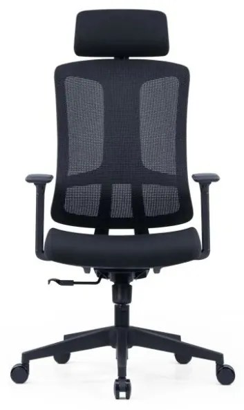 Kancelárska ergonomická stolička SLIDE — látka, sieť, viac farieb Modrá