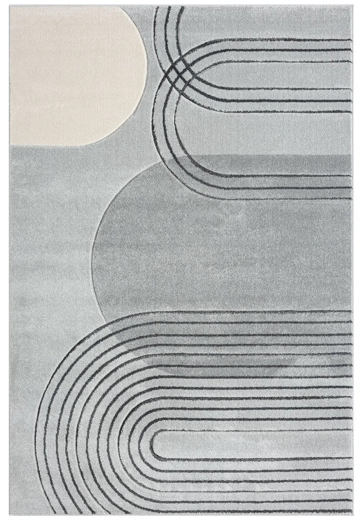 Dekorstudio Moderný koberec BONITO 7157 sivý Rozmer koberca: 140x200cm