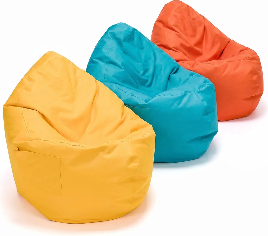 INTERMEDIC SK Sedací vak ZAC | Polyester Farba: NC07 - Tyrkysová (Polyester)
