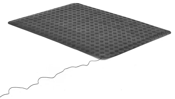 Protiúnavová priemyselná rohož ESD, 1400x1000 mm, čierna