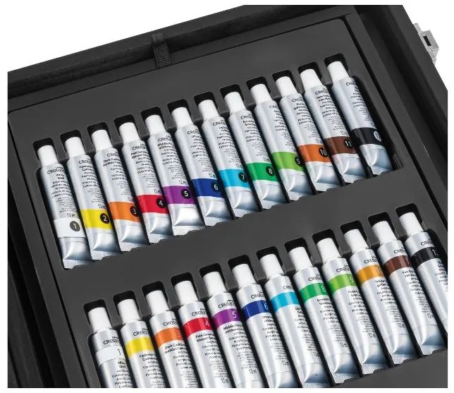 crelando®  Kufrík na maľovanie Premium, 174-dielna súprava  (100395081)