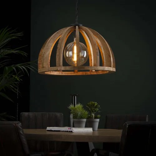 Luster 83-66 Wooden curved mango frame - Komfort-nábytok