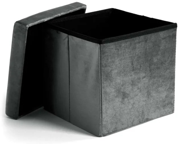 Úložná taburetka DIEGO M grafitová