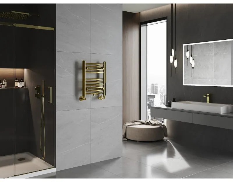 Mexen Ares, vykurovacie teleso 500x400 mm, 141 W, zlatá lesklá, W102-0500-400-00-50